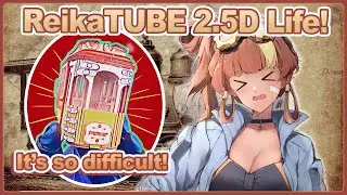 【ReikaTUBE 2.5D LIFE】WILL WE FINISH!? Wooden Train Building & Chatting! | Steampunk Build!