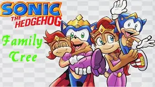 Sonic With His Family And Children - The Complete Sonic Family Tree