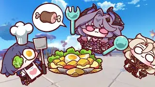 Little Durin is picky and doesn't eat vegetables! Albedo and Wanderer will help you find a solution!