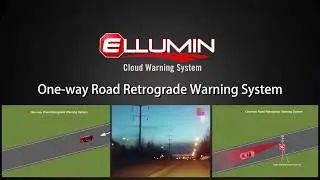 ELLUMIN One way Road Retrograde Warning