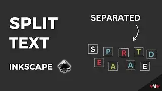 How to split text in Inkscape | Inkscape Short Tutorials