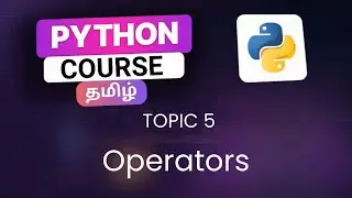 Operators in Python in Tamil