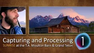 Capturing the world's most famous barn and Grand Teton at Sunrise!
