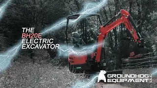 The Groundhog BH20E Electric Mini-Excavator Walkthrough | Features, Specs, and Operation