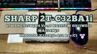 SHARP 2T-C32BA1i QPWBNG915WJN4 Ver.D KG915FM G915WE01 MA834WJ6 INNOLUX V320BJ8-Q01 Rev.C1
