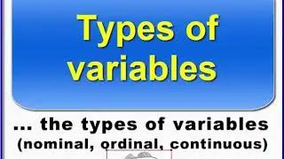 Types of variables
