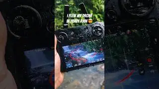 I pushed my drone to the limit 🌧️🌧️🌧️