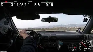 MR2 2ZZ vs Lotus Exige S2 vs Starlet K24 and new PB - Athens Megara Circuit - 1.08 - 85% VPR