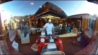 Ricoh Theta V 4K converted corrected horizon video