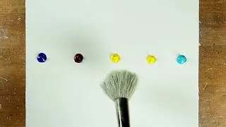 Abstract Landscape Painting Techniques / Simple Blending / Canvas Painting / Abstract Painting 532