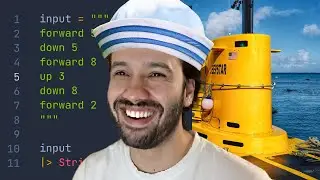 José Valim Pilots a Submarine with Elixir (José Valim's Advent of Code Day 2: Dive!)