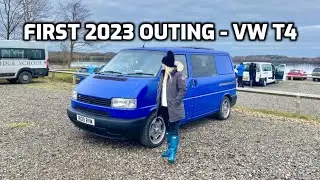First Trip of the Year - VW T4 Camper Van - Plans for 2023 - Forest Walks & Wellies #vanlife