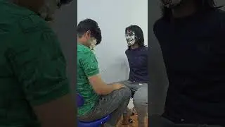 Challenging in the face 