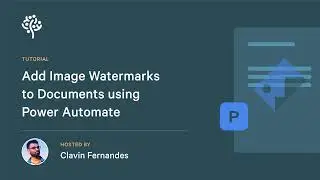 How to add image watermarks to a document using Power Automate
