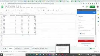 Google Sheet What If Analysis