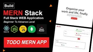 MERN STACK TODO APP | WEB DEVELOPMENT COURSE | REACT JS NODE JS MONGOOSE EXPRESS JS  | INTRODUCTION