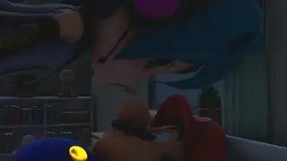 Mikudayō and Mario [SFM/Nintendo/Hatsune Miku]