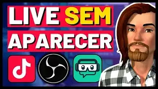 Como fazer live SEM aparecer com ANIMAZE - TIKTOK STUDIO + OBS + STREAMLABS - Passo a passo Vtuber