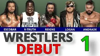 When WWE Wrestlers Make his in ring DEBUT part 1. (Prsesent/Former_Alumni).