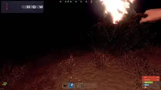 POV: you're playing rust at night.