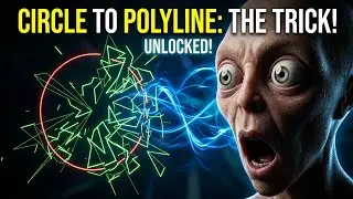 How to Turn a Circle into Polylines in AutoCAD