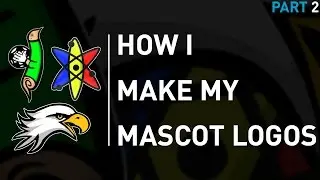 How I make my mascot logos - part 2