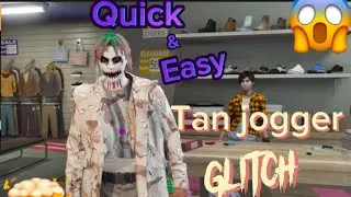 ⚡️TAN JOGGERS GLITCH ⚡️FAST EASY AND SOLO WAY TO GET JOGGERS IN GTA5ONLINE #gtaonline #rockstargames