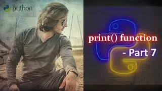 Python print() - Part 7 | Printing empty Newline | Printing in same line | Abhinav Tonk