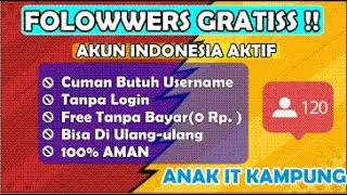 Gratis Sepuasnya❗ Menambah Followers Instagram Indonesia Gratis Permanen Terbaru - 2022