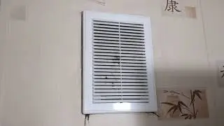 Проверка тяги в стояке вытяжки в кухне.