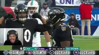 Baltimore Ravens Vs Miami Dolphins Week 17 Highlights Reaction