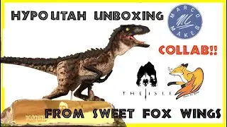 UNBOXING HYPO UTAHRAPTOR made by SWEET FOX WINGS - Dinoartists Collab! - The Isle
