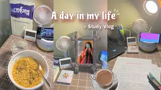 A day in my life🎀*Aesthetic* vlog Bangladeshi🇧🇩📖Study, grocery shopping and more 🛍️