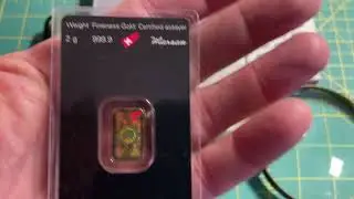Argor-Heraeus 2 Gram Gold Bar- Prepping Bullion and OLights