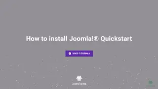How to install Joomla Quickstart Package