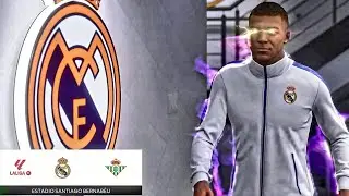 FC 24 - Real Madrid vs Real Betis | Ft. Mbappe | LaLiga 24/25 Full Match | GamePlay