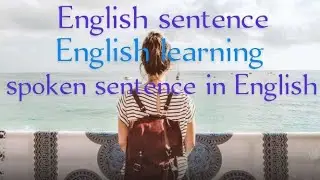 spoken sentence in English#daily use English sentences with Hindi#English learning#