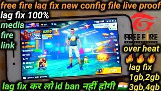 free fire lag fix 1gb ram | update config file | auto back fix | live proof