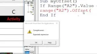 Using the Offset method to move around cells   | MS Excel VBA Programming 09