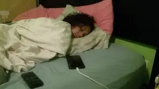 I got my mom sleeping