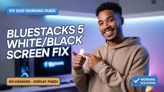 BlueStacks 5 White/Black Screen & App Crash Fix (2025 Working Guide)