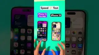 iPhone 14 Pro Max vs iPhone 15 Speed Test 
