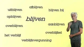 Werkwoord blijven (Niveau A1/A2/B1/B2)