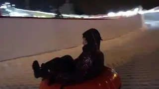 Самая высокая тюбинговая горка Москвы на ВДНХ
