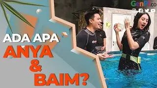 Aduh, Viral Foto Anya Geraldine dan Baim Wong Main Air!