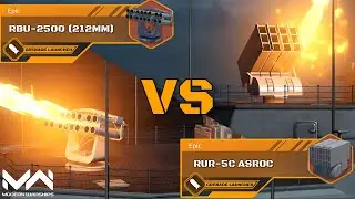 New GL! RBU-2500 (212mm) VS RUR-5C ASROC | Epic Grenade Launcher Comparison | Modern Warships