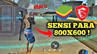 MELHOR SENSIBILIDADE PARA MSI E BLUESTACKS 4.240 ⚙ SENSI PARA 800X600 DE RESOLUÇÃO NO EMULADOR E PC🖥