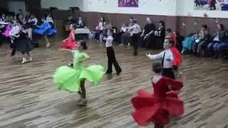 Adelina si Lucian. Competitii la dans sportiv. Clubul sportiv de dans Nika-Dance mai 2015. p.1