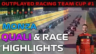 Monza F1 Qualifying & Race F1 22 game - OUTPLAYED RACING TEAM CUP
