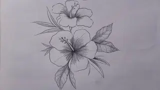 easy flower Drawing tutorial step by step 😍 | how to draw flower